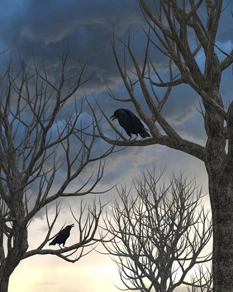 Ravens.jpg - Hyge and Myne, Woden's messengers